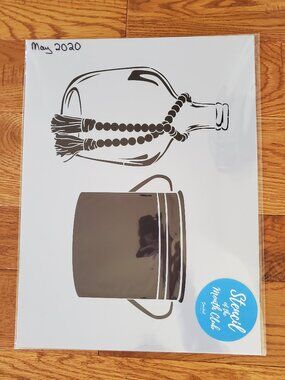 May 2020 Stencil of the Month Stencil Set w/ Add-On | Decor | BRAND NEW